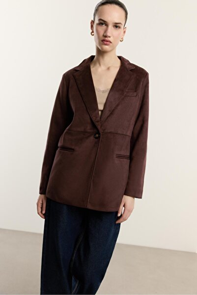 LEFTIES Suni süet blazer