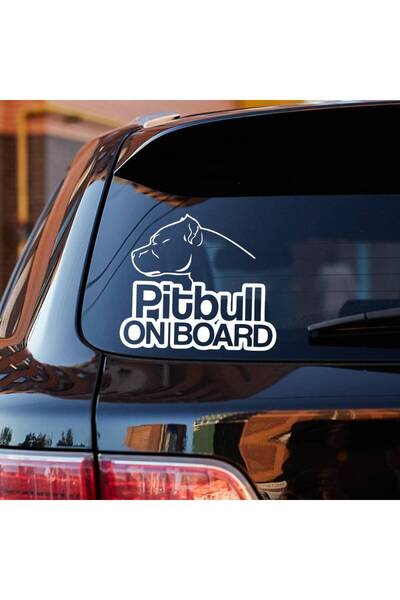 OEM Sticker auto (30cm) - Pitbull on board