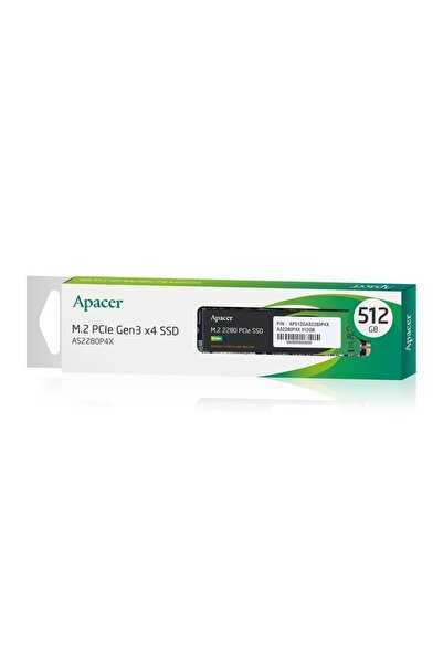 Apacer AS2280P4X-1 512 GB 2100-1500 MB/s M.2 PCIe Gen3x4 SSD (AP512GAS2280P4X-1)