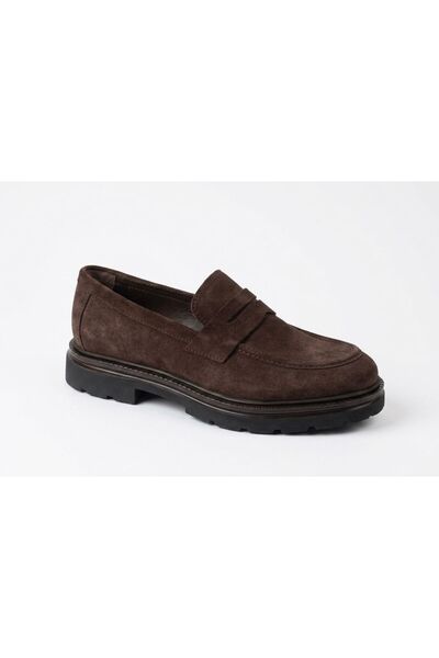 Slope Men's Classic Shoes Without Laces Inside and Out Real Genuine Leather L...