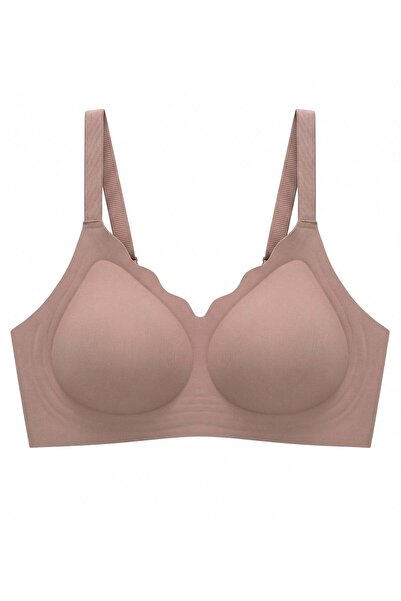 Cottonhill Αόρατο Σουτιέν - Λείο |   Καφέ Γυναικείο Σουτιέν χωρίς ραφές με ρυ...