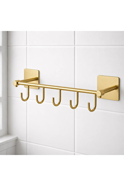ÇELİK BANYO IS10-005 - IŞIL 5'Lİ ASKILIK (YAPIŞKANLI)
