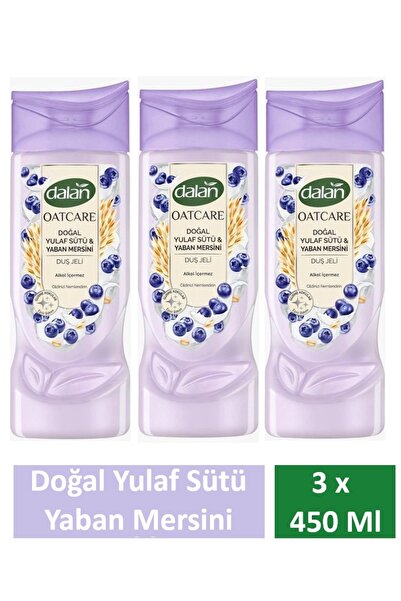 Dalan Duş Jeli Oatcare Yulaf Sütü Ve Yaban Mersini 450 Ml x 3 Adet