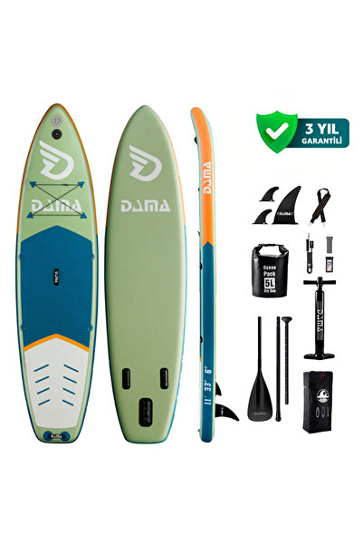 DAMA FW 335 3 Yıl Garantili 11*33*6 Şişme Paddle Board SUP Seti