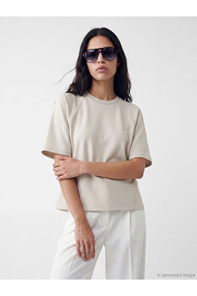 LC Waikiki Gray Soft Touch Women's T-Shirt