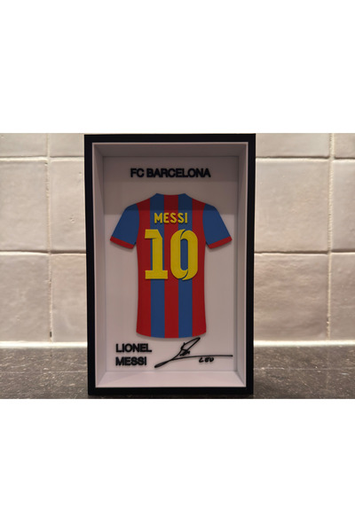 NorthEdge3D MESSI | FC BARCELONA | Futbol Forma Tablo | Masa Dekoru | Çerçeve...