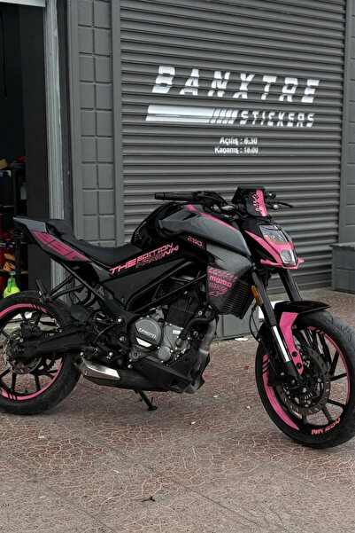 Banxtre CFMOTO NK250 için 28 Parça Komple Sticker Seti (Sağ ve Sol)