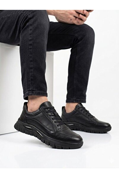 Voyager Men's Genuine Leather Orthopedic Sole Seasonal Casual Shoes