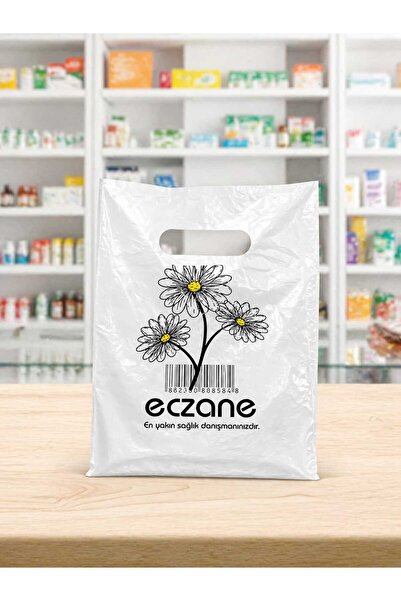 doganmed Eczane Poşeti 17x30 cm Küçük Boy Bio El Geçme (800 Adet)