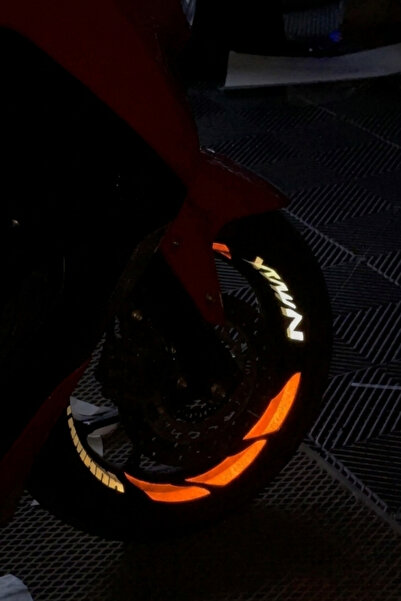 Banxtre Yamaha Nmax için 13 Inch Tüm Jantlara Uyumlu Ultra Reflektörlü Jant Ş...