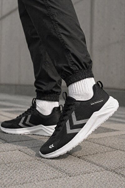 hummel Solar Prf II 900897 Μαύρα παπούτσια για τρέξιμο, κομψά και άνετα