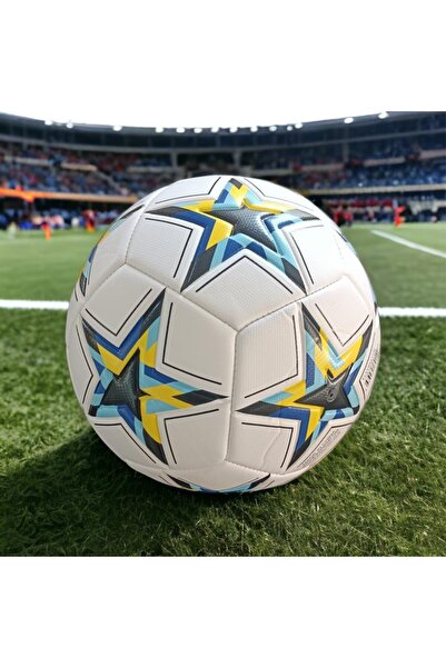 AyrStore Şampiyonlar Ligi Kabartmalı Yüzey Futbol Topu Sert Zemin Halı Saha F...