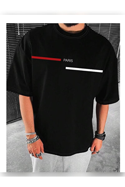 TİMİSİVA Μπλουζάκι Unisex oversized με τύπωμα με κοντό μανίκι και λαιμόκοψη, ...