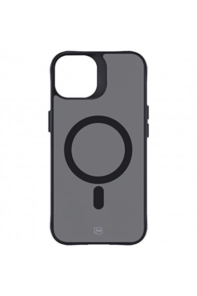 3MK MagSafe калъф за Apple iPhone 15, 3MK, Smoke MagCase, Черен