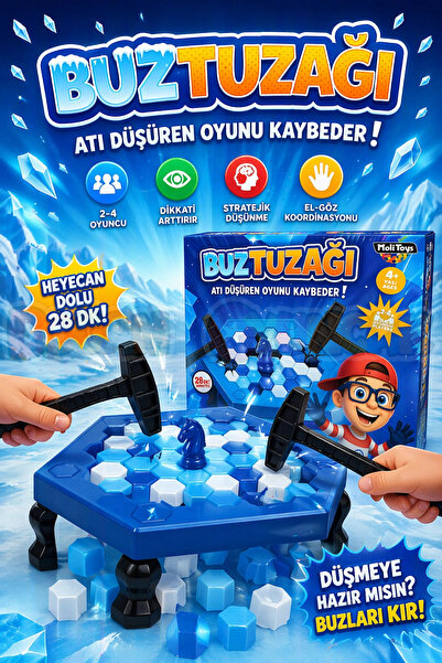 Doğan Oyuncak Dünyası Moli Buz Tuzağı Oyunu - Akıl ve Zeka Oyunu - Buz Tuzağı...