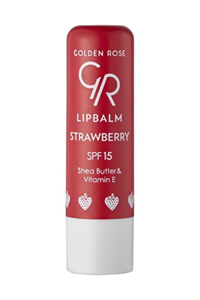 Golden Rose Lip Balm - 04 Strawberry Spf 15 - Lip Moisturizer Strawberry