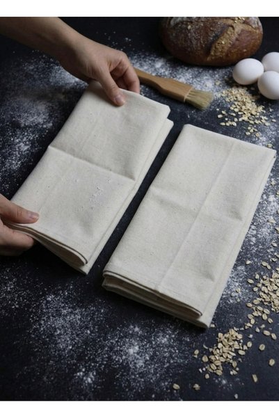 MiniStand Raw Fabric Dough Proofing Cloth Bread Bagel Pogaça Shaping Cover 45X100