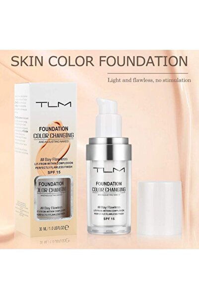 TLM Tailaimei 2020 New Color Changing SPF15 Foundation Auto Skin Color Changing Waterproof Moisturiz