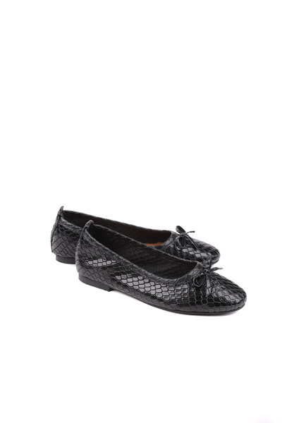 stato Γυναικεία παπούτσια μπαλαρίνας Dem από γνήσιο δέρμα με σχέδιο κροκόδειλ...