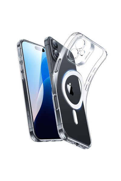ESR Husa pentru iPhone 16, Zero HaloLock, protectie antisoc, transparenta