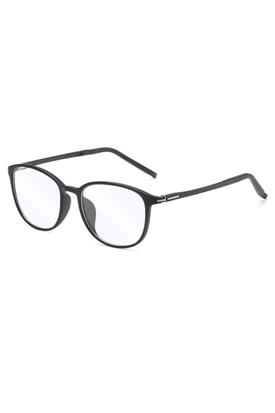 Techsuit Ochelari anti-lumină albastră Reflex PC (F2822) - Rotunzi - Negru ni...