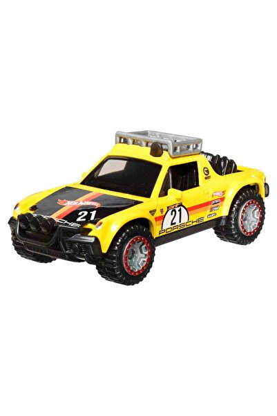 HOT WHEELS سيارة دييكاست قابلة للسحب والدفع بمقياس 1:43 HPR70 - Hwh34 بورش 91...