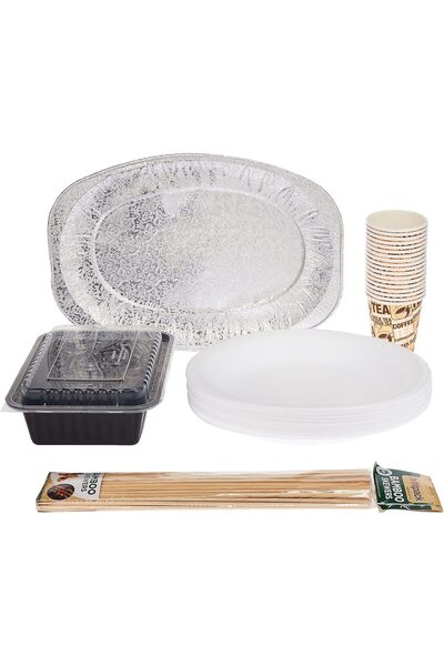 Hotpack Disposable Barbecue Set for 10 people