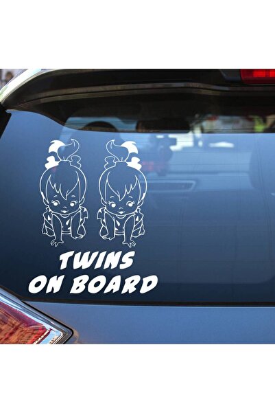 OEM Sticker auto (30cm) - Twins on board