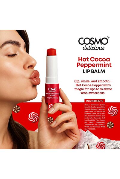 CD Cosmo Designs Cosmo Delicious Hot Cocoa Peppermint Lip Balm 4.5g