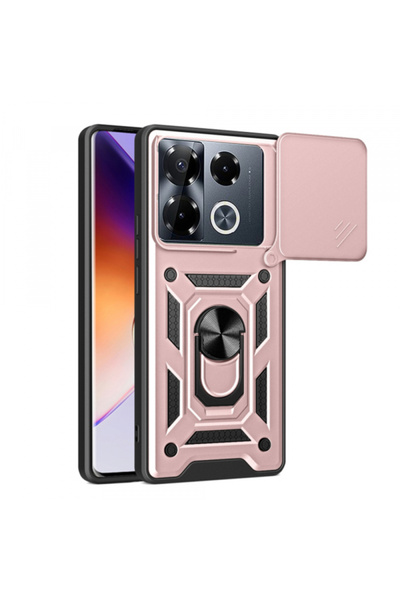 Stef's Cat Husa pentru Infinix Note 40 Pro+, Stef's Cat, CamShield, Roz