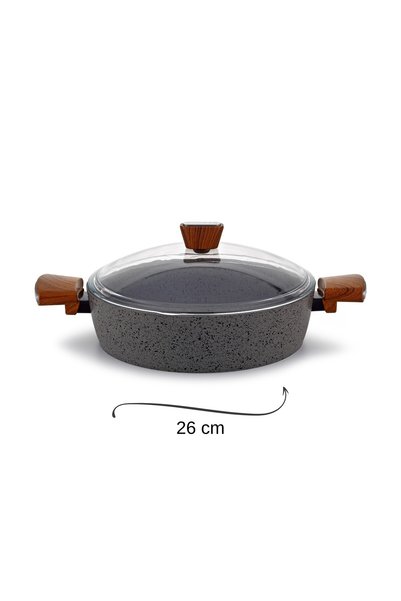 Bonera Vogue 26 cm Granite Pilav Pot - Induction Base