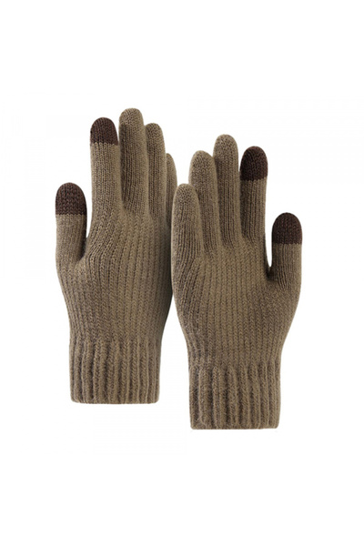 Techsuit Manusi De Iarna Tactile Unisex ST0012, Marime 22cm, Maro