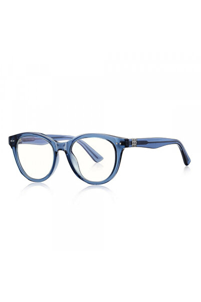 Techsuit Men's Computer Glasses 2231, Anti-Blue Light, Blue