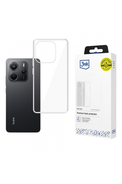 3MK Калъф за Xiaomi Redmi Note 14 4G (Стандартен), 3MK, Прозрачен
