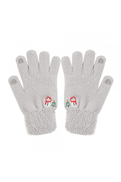 Techsuit Manusi De Iarna Tactile Dama ST0011, Marime 17cm, Gri