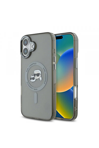 Stef's Cat Husa MagSafe pentru Apple iPhone 16 Plus, Karl Lagerfeld, IML Meta...
