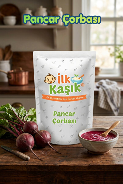İlk Kaşık Pancarlı Çorba Karışımı 200 g | +6 Ay Katkısız Sebzeli Çorba