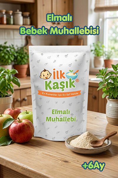 İlk Kaşık Elmalı Muhallebi Karışımı 200 g – Pirinç, Yulaf ve İrmikli