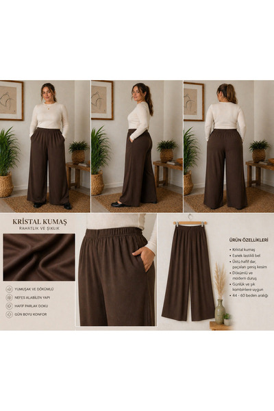 Store Salaş model Kristal Kumaş Kadın pantolon