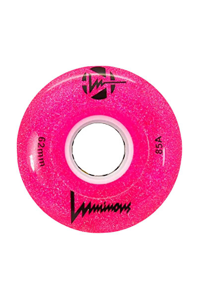 LUMINOUS ΤΡΟΧΟΙ 62MM/85A - ΡΟΖ ΓΚΛΙΤΕΡ (4 ΤΕΜ.)