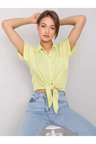Sublevel Tricou Verde Deschis Cu Șiret Marisol Marime Universala