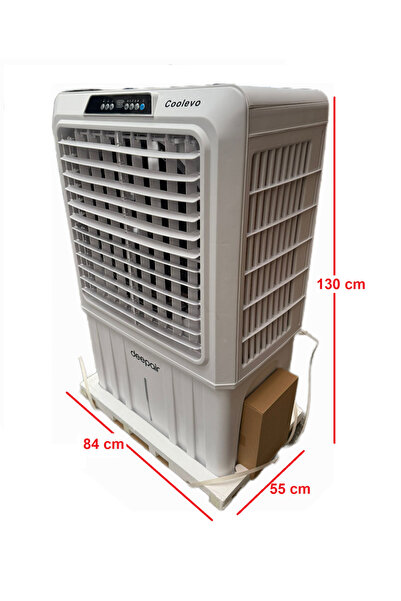 deepair COOLEVO EVAPORATİF MOBİL SULU KLİMA BEYAZ-SİYAH