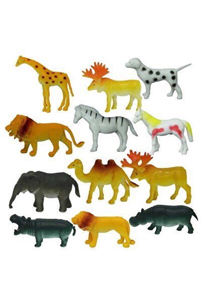 Crazoo Set figurine animale salbatice in punga mica,