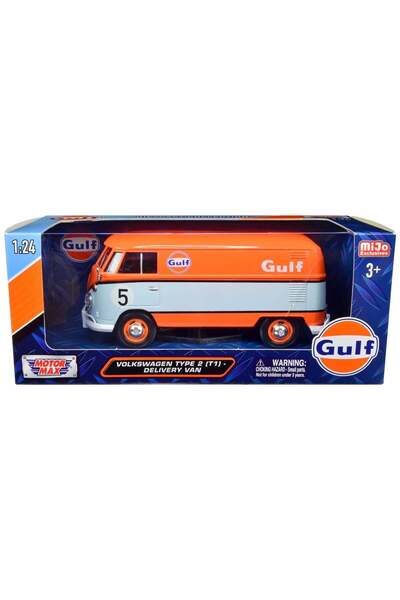 Motor Max Masina Motormax, Volkswagen Type 2 (T1) Delivery Van Gulf, 1:24