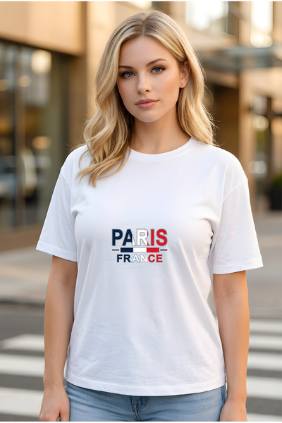 HOFFNUNG Unisex Βαμβακερό μπλουζάκι με λαιμόκοψη ποδηλάτου σε μεγάλο μέγεθος