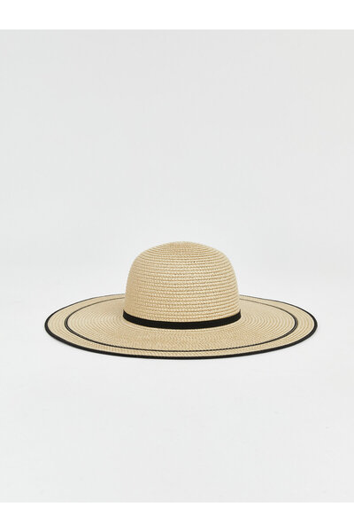 LC Waikiki Pălărie Fedora de damă din ratan