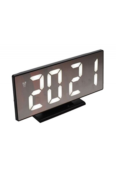 Stef's Cat Ceas Oglinda cu Led Alb DS-3618L,