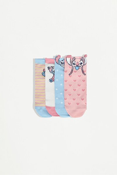 LEFTIES Stitch ©Disney bilekte çorap (4'lü Pack)
