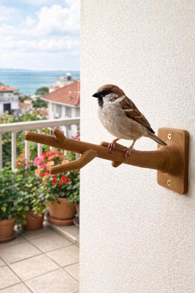 MD×JOA Bird Nest for Sparrows, Pigeons, Birds • Balcony, Garden Bird Nest (Wa...
