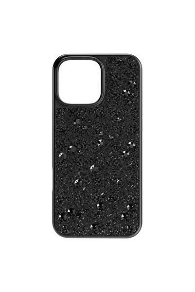 Swarovski High Akilli Telefon Kilifi Scattered Design Iphone® 16 Pro Max Siyah